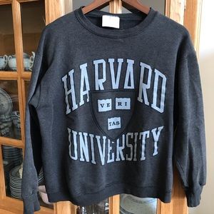 Vintage Healthknit Harvard University gray sweatshirt size M